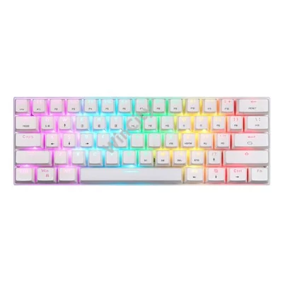 Wireless mechanical keyboard Motospeed SK62 White (red switch)