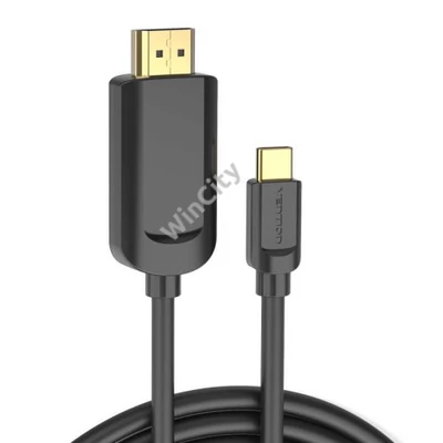 Cable USB-C to HDMI 1.4 Vention CGUBG 4K 30Hz 1,5m (black)