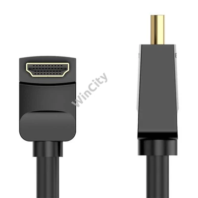 Cable HDMI 2.0 Vention AARBH 2m, Angled 90°, 4K 60Hz (black)