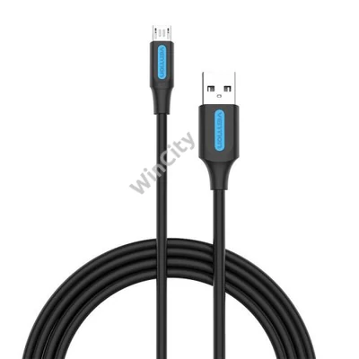 Cable USB 2.0 A to Micro USB Vention COLBC 3A 0,25m black