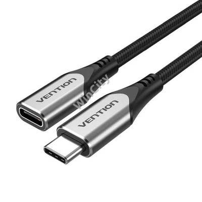 USB-C 3.1 Extension Cable Vention TABHF 1m PD 60W (Gray)