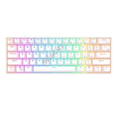 Mechanical keyboard Royal Kludge RK61 RGB, brown switch (white)