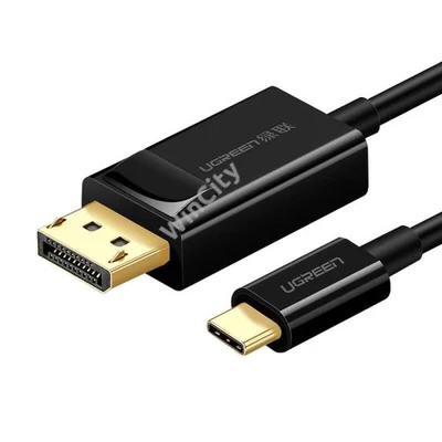 UGREEN Display Port-USB-C kábel, 1,5m (fekete)