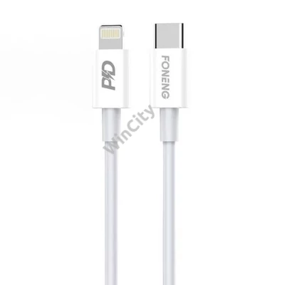 USB-C cable for Lighting Foneng X31, 20W 1m (white)