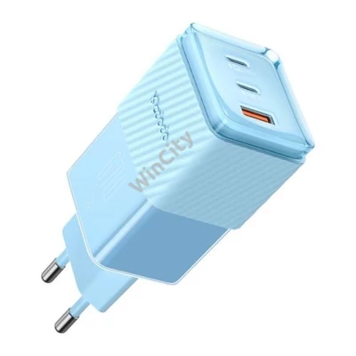 GaN 67W mains charger Mcdodo CH-1503 2x USB-C, USB-A (blue)