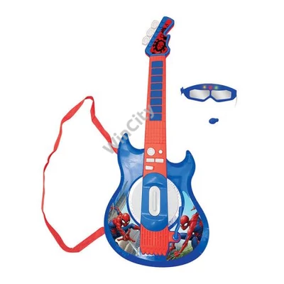 Electronic guitar with microphone Spiderman Lexibook