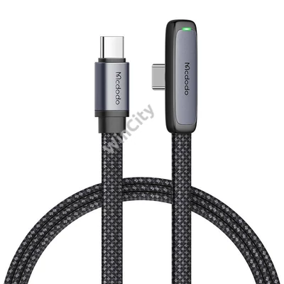 90 degree cable USB-C to USB-C Mcdodo CA-3360, 65W, 1.2m (black)