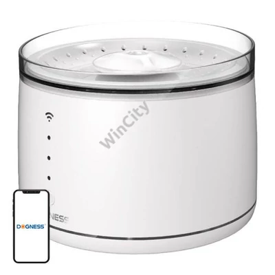Dogness D07 1,8L-es intelligens kutya és macska szökőkút/itató (fehér)