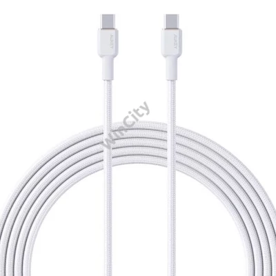 USB-C to USB-C Cable Aukey CB-NCC2, 60W, 1.8m (white)