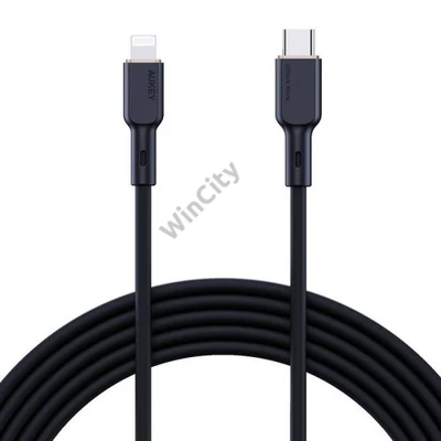 USB-C to Lightning Cable Aukey CB-SCL1, 27W, 1m (black)