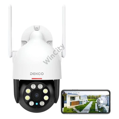 IP Outdoor camera WiFi DEKCO DC5L 2K QHD 166°