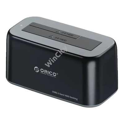 Orico docking station for 2.5 / 3.5" HDD / SSD, 5Gbps, USB-C to USB-C/A (black)