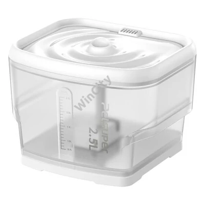 Intelligens szökőkút háziállatoknak Petsuper PW03 2,5L (fehér)