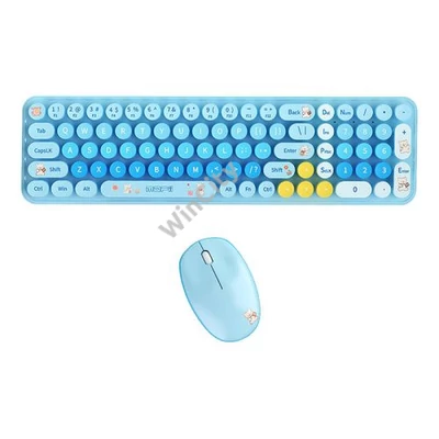 MOFII Baby Bear Wireless Keyboard + Mouse Set (blue)