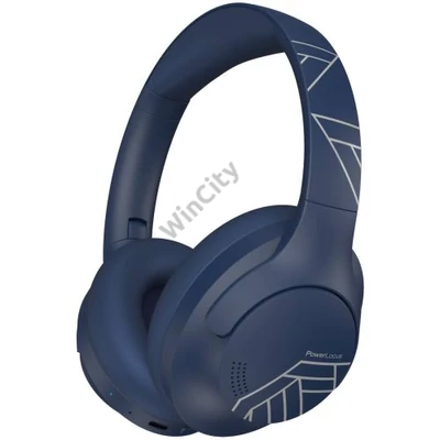 PowerLocus P3 wireless headphones (navy blue and silver)