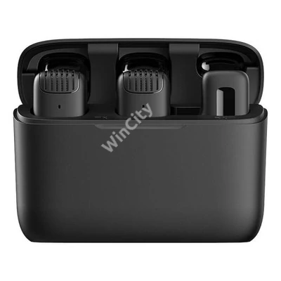 APEXEL APL-MIC008 USB-C mikrofon töltőtokkal, 2 db