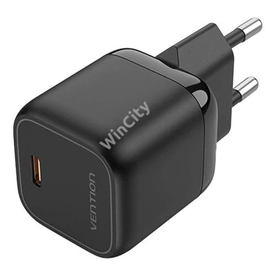 Vention FAKB0-EU USB-C GaN 30W power charger (black)