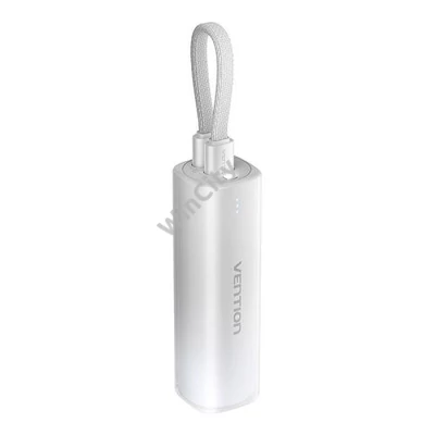 Powerbank 5000mAh Vention FHWM0 20W + kabel USB-C do lightning (szary)