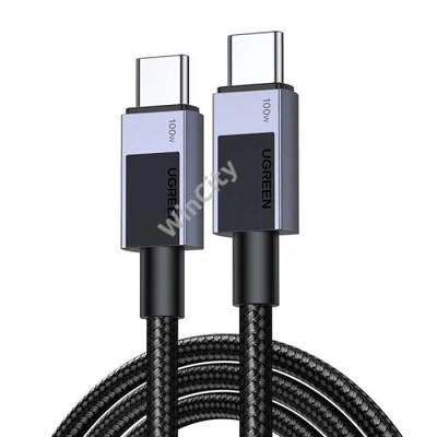 UGREEN L512 USB-C-USB-C PD töltőkábel, 0.5m (szürke)