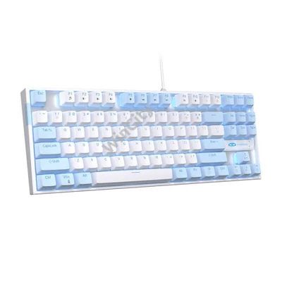 MageGee MK-STAR wired keyboard (blue and white)