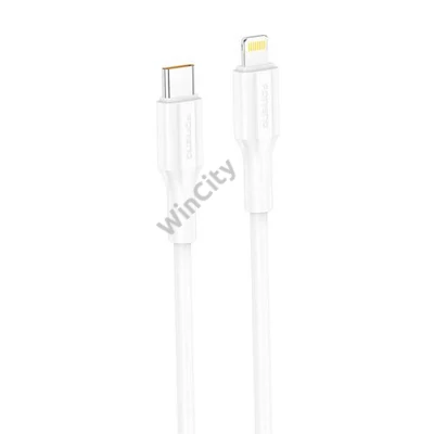 Foneng XS01 PD27W USB-C to Lightning cable, 1m (white)