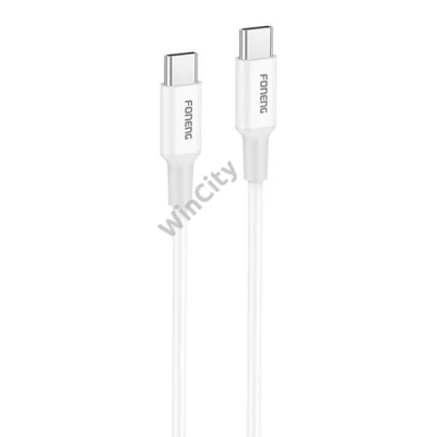 Foneng X106 60W USB-C to USB-C cable, 1.2m (white)