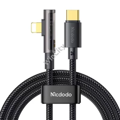 USB-C to Lightning 90-degree Cable McDodo CA-3390 36W 1.2m (black)