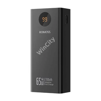 Powerbank Romoss PEA27S Pro 27000mAh 65W (fekete)
