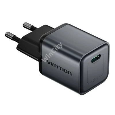 GaN Vention USB-C 20W-os töltő (szürke)