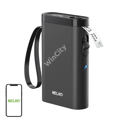 Nelko P21 thermal label printer (black)