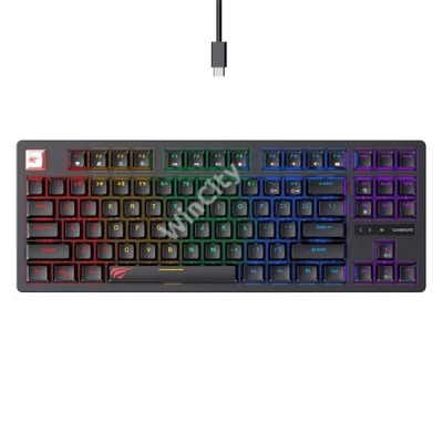 Havit KB892L RGB vezetékes játékbillentyűzet (fekete)