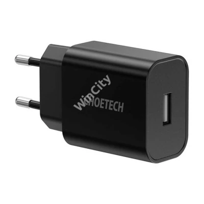 Choetech Q5002 12W USB-A hálózati töltő (fekete)