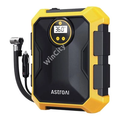 AstroAI CZK-3674 12V DC 100PSI légkompresszor (sárga)