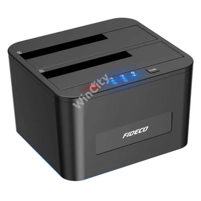 HDD/SSD Dokkoló/Klonáló Állomás FIDECO YPZ04S2 (USB 3.0, SATA)