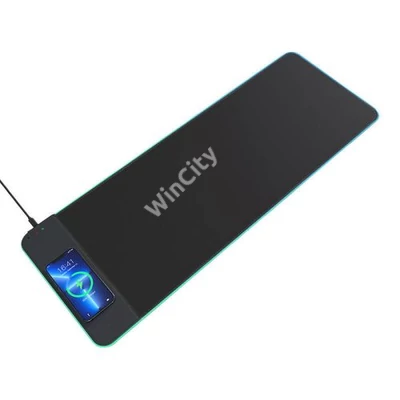 Choetech T543-F-ACBK 15W vezeték nélküli töltő egérpad (fekete)