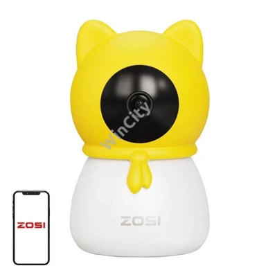 ZOSI 4MP HD 355°-os elektronikus kamera/Nanny 4MP HD 355° elektronikus kamera/Nanny