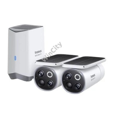 Baseus S1 Pro 3K Dual kültéri kamera (fehér)