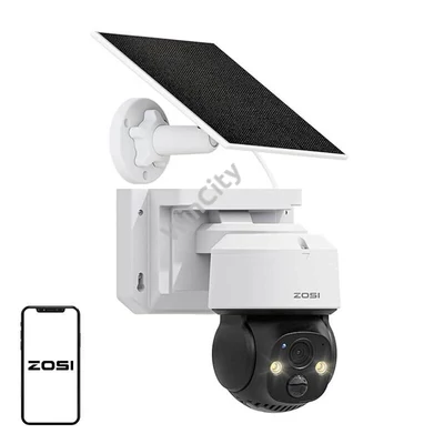 Kültéri IP kamera napelemmel ZOSI C2914 WiFi 4MP IP66