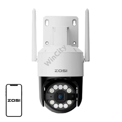 ZOSI C296 WiFi 8MP dual Pan Tilt IP66 kültéri kamera + 32GB microSD kártya