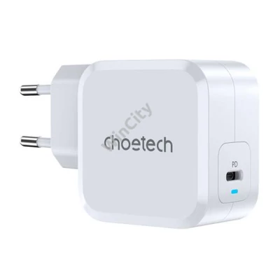 PD8007 USB-C PD45W töltő Choetech EU (fehér)