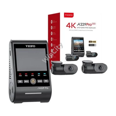 VIOFO A229 PRO 3CH 4K + 2K + 1080P WiFi, GPS