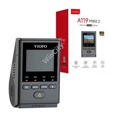 VIOFO A119 MINI 2-G 2K 60fps WiFi, GPS videófelvevő