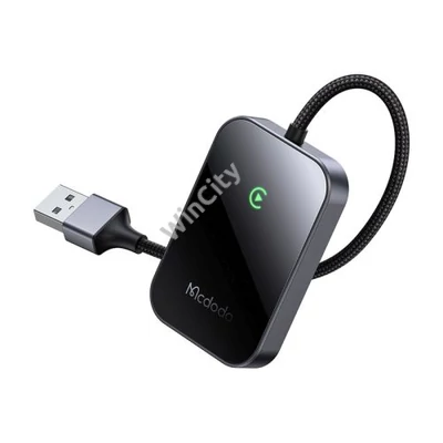 CarPlay vezeték nélküli adapter USB kábellel McDodo CA-7210 fekete
