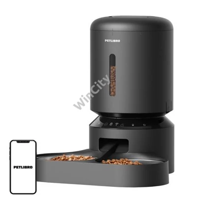 Petlibro Granary ételadagoló dupla tállal, Wifi, 5L(fekete)