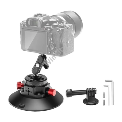 Tapadókorongos tartó 1/4 colos Neewer CA013 sportkamerákhoz (DJI Action, GoPro, Insta360)