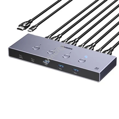 Ugreen KVM kapcsoló AK701 4in1 HDMI, 60Hz