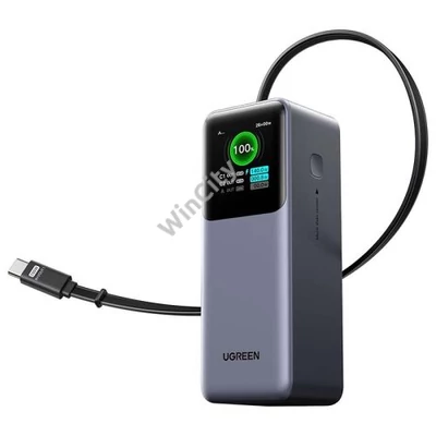 UGREEN PB726 powerbank, 20000mAh, 165 W (szürke)