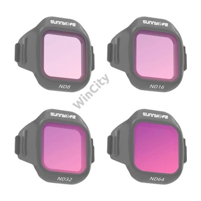 4 darabos Sunnylife ND8 + ND16 + ND32 + ND64 szűrőkészlet MINI 5 Pro készülékhez