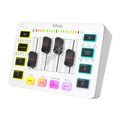 Fifine SC3W hangkeverő (fehér)