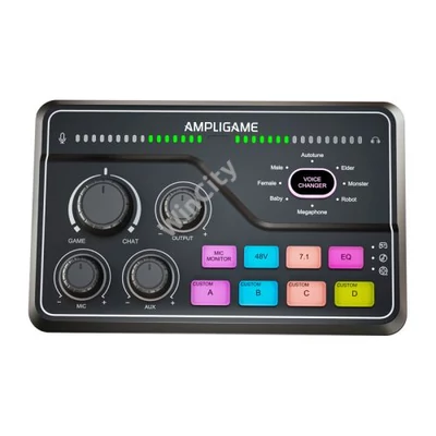 Fifine SC8 RGB játékkeverő (fekete)